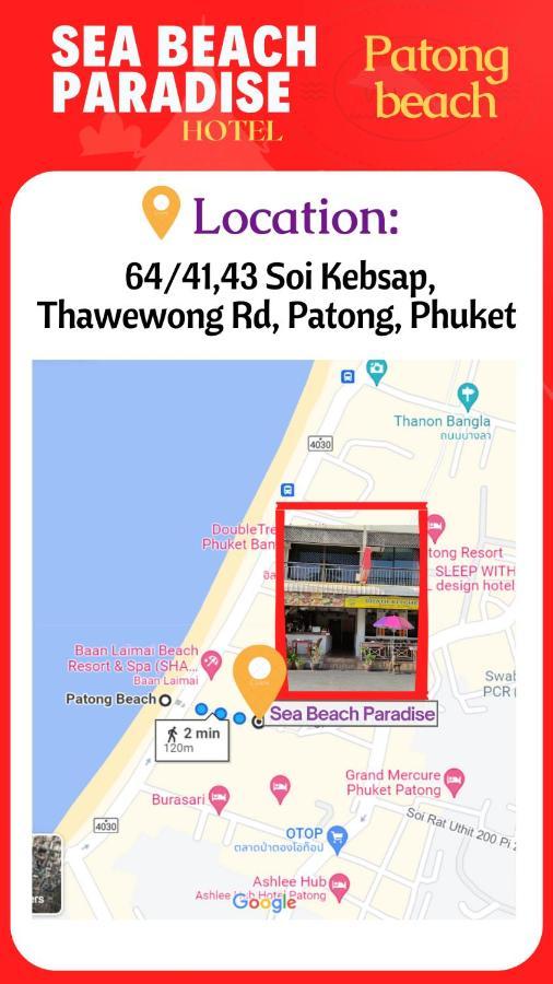 Sea Beach Paradise Patong Eksteriør bilde